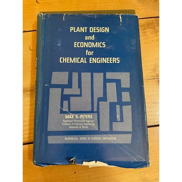 VTG Plant Design & Economics for chemical engineers. H/C DJ Max Peters. 1958 - Picture 1 of 7